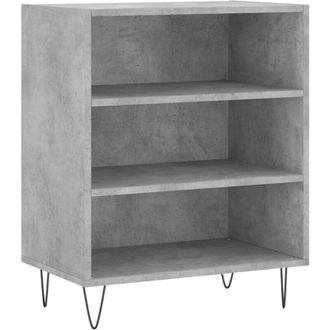 vidaXL Credenza Grigio Cemento 57x35x70 cm in Legno Multistrato - Vidaxl