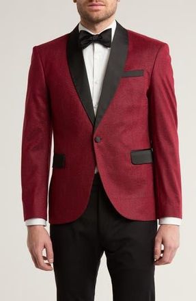T.R. Premium Slim Fit Prom Blazer in Red at Nordstrom Rack, Size Medium
