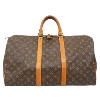 Louis Vuitton Pre-owned Keepall 50 Boston Bag - unisex - Louis Vuitton Vintage - Vintage Weekend Bags - Brown - ONE SIZE - Pre-owned
