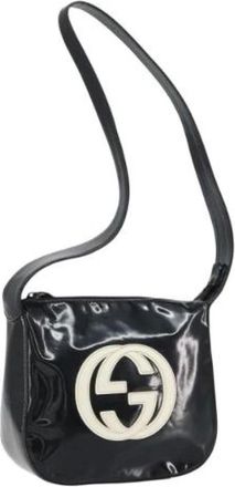 Gucci Pre-owned Cross Body Bags, female, Black, Size: ONE SIZE Pre-owned Coated Canvas Cross Body Bag