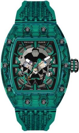 Philipp Plein Crypto King Atomic Emerald Watch Men in Green at Nordstrom