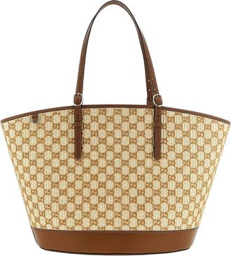 Gucci Brown Logo Large Tote