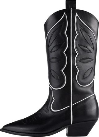 L37 Cowboylaarzen - Dames - Cowboylaarzen - Zwart - 37 EU - Schoenen