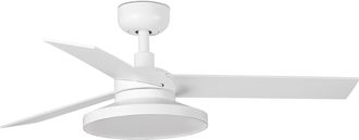 Faro Barcelona Rudder Tak S Ventilatore Da Soffitto Bianco/frassino 4000k