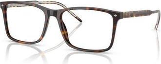 Giorgio Armani 57mm Rectangle optical glasses in Tortoise at Nordstrom