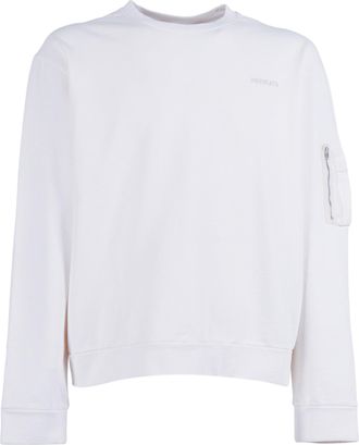 Premiata White Wulfenita Cropped Sweatshirt