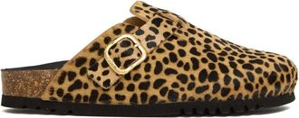 Scholl Ciabatta Chiusa in Cavallino Maculato - Dames - Slip ons - Beige - 38 EU - Schoenen