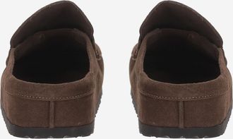 Birkenstock Unisex Moccasins Naples Suede Dark Brown Leather Sandal