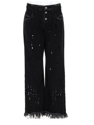 Isabel Marant Amia Cotton Wide-Leg Pants