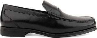 Alberto Gozzi Black Closed Smooth Leather Loafers