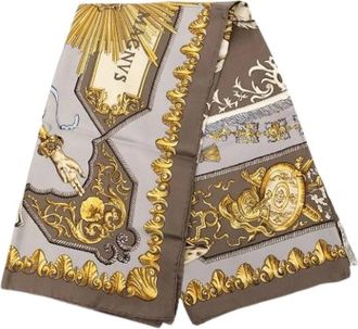 Herm&egrave;s Pre-owned Scarves, female, Multicolor, Size: ONE SIZE Pre-owned The Lvdovicvs Magnvs Scarf
