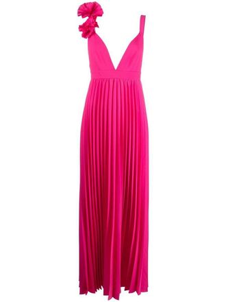 P.A.R.O.S.H. P. A.R. O.S. H. Pleated Long Dress