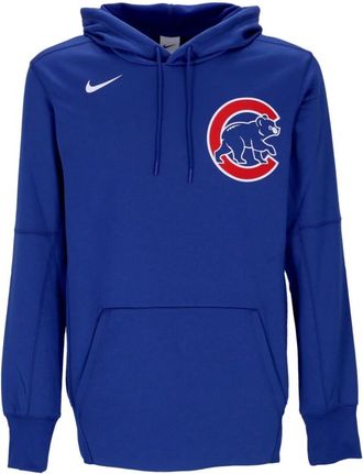 Nike Chicago Cubs Wordmark Hoodie Sweatshirt - Heren - Sportshirts - Blauw - XL - Katoen - Fitness