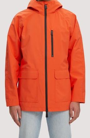 Noize Oliver Water Resistant Hooded Jacket in Tangelo at Nordstrom Rack, Size Xx-Large