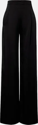 Max Mara Cr&ecirc;pe satin wide-leg pants