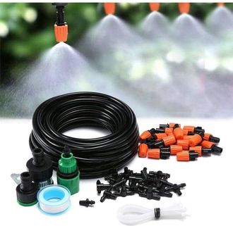 OEM Kit De Riego Por Goteo Para Jard&iacute;n De 55 Piezas, Sistema De Riego Autom&aacute;tico Para Plantas De Patio Con Boquilla Ajustable Para Macizos De Flores Ajard
