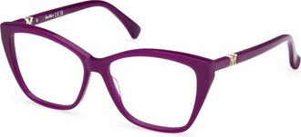 Max Mara Elegant Feminine Eyeglasses Collection - female - Max Mara - Glasses - Purple - 54 MM - Accessories