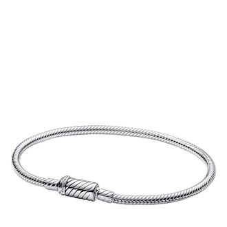 Pandora Bracelets - Snake chain sterling silver bracelet with magnetic - silver - Bracelets for ladies