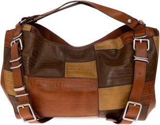 Diesel D-One Tophandle M - Dames - Handtassen - Bruin - ONE Size - Leer - Tassen