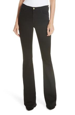 Frame Denim Le High Flare Jeans in Film Noir at Nordstrom Rack, Size 28