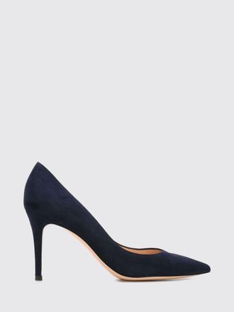 Gianvito Rossi D&eacute;collet&eacute; Gianvito in pelle scamosciata con tacco a spillo