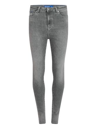 Karl Lagerfeld high-rise skinny jeans - women - Elastomultiester/Cotton - 28/30 - Grey