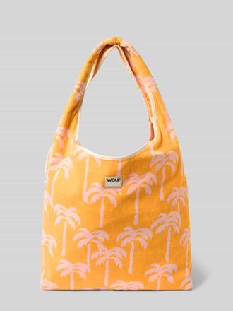 Wouf Umh&auml;ngetasche mit Label-Patch Modell Tenerife in Orange, Gr&ouml;&szlig;e 1
