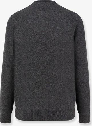 Polo Ralph Lauren Mens Crew-Neck Wool Sweater Grey