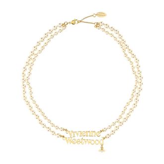 Vivienne Westwood Amelia Necklace - - Accessories - Donna - Bianco - ONE SIZE