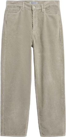 Armedangels Jaameo Corduroy Broek - Heren - Wijde Broeken - Groen - W34 L32 - Katoen - Broeken