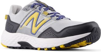 New Balance Mens 410 V8 Running Shoes, Grey Matter/Blue Oyster/Baroque Gold, 15 X-Wide