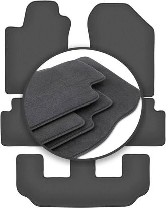 OEM Alfombrillas Premium Para Toyota Corolla Verso Ii 7 Plazas (2004-2009)