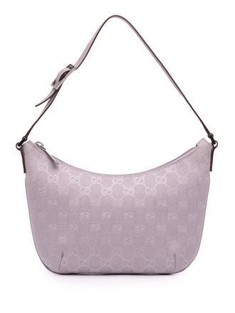 Gucci 2000-2015 GG Canvas shoulder bag - women - Canvas/Leather - One Size - Purple