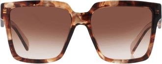 Prada Brown Gradient Sport Ladies Sunglasses PR 24ZS 07R0A6 56
