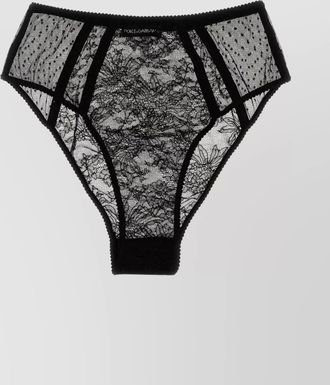 Dolce & Gabbana lace high-rise briefs