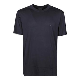 Emporio Armani Slim Fit T-Shirt - Heren - T-shirts - Blauw - M - Tops
