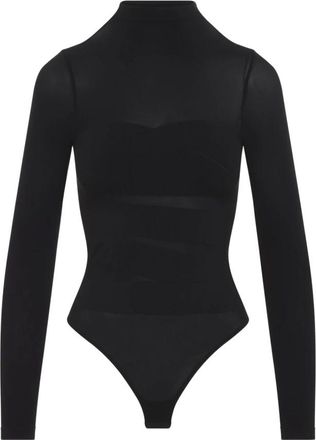 Wolford Tops, Dames, Zwart, S, Wol, Infinite Wrap String Body