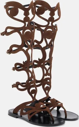 Pucci Sandalias de gladiador de ante