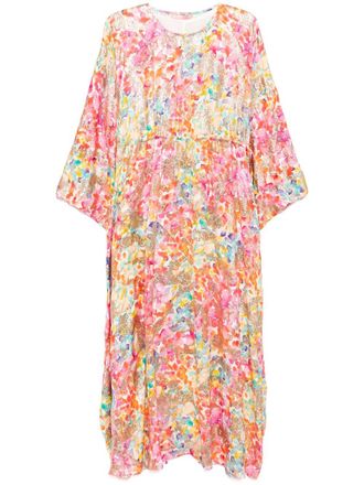 Bambah Haya kaftan - women - Polyester - One Size - Red