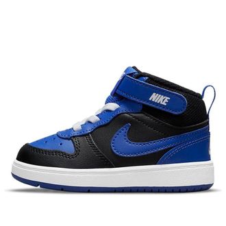 Nike (TD) Nike Court Borough Mid 2 Black Game Royal DM8874-001