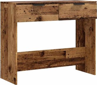 vidaXL Console Table Old Wood 90x36x75 cm Engineered Wood Vidaxl