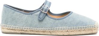 Castaner Schoenen, Dames, Blauw, 37 EU, Katoen, Padua Mary-Jane Espadrilles