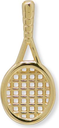Anzie Tennis Racket Pendant in Yellow Gold at Nordstrom, Size One Size Oz