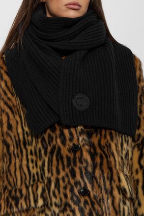 Canada Goose Wool Scarf, Unisex, Black