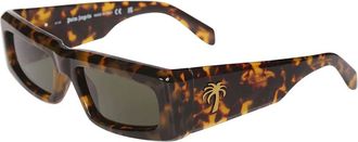 Palm Angels Yreka Zonnebril - unisex - Zonnebrillen - Bruin - 58 MM - Accessoires