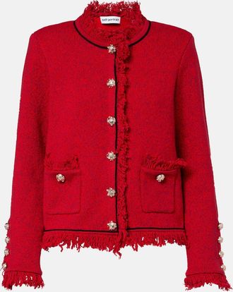 Self Portrait Chaqueta de punto con flecos