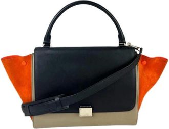 Celine Borsa Tote Pre-owned Tricolor in Camoscio Trapeze - - Pre-owned - Donna - Multicolore - ONE SIZE