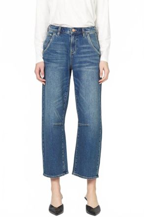 Dear John Denim Teddi Barrel Leg Jeans In Blue