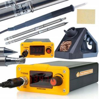 OEM Estaci&oacute;n De Soldadura Rosfix Para Puntas T12 Rosfix Orange Akbash Standard T12oas + Punta De Soldadura Con Calentador Incorporado T12-b + T12-d32