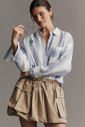 Maeve Bennet 100% European Linen Buttondown Shirt